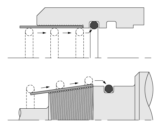 RÉDUCTION CYLINDRIQUE AVEC JOINT TORIQUE NBR 2092