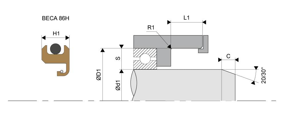 Schema implantation BECA 86H